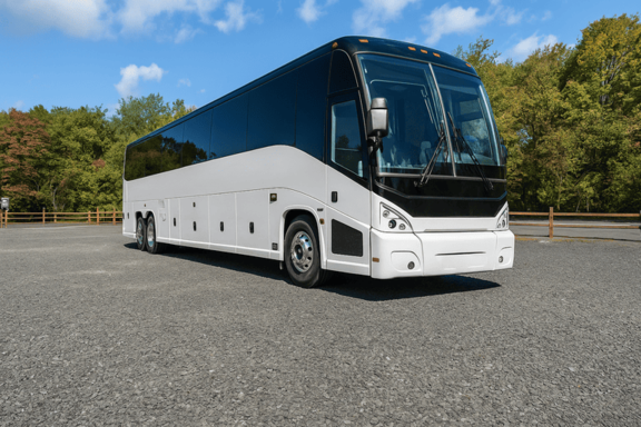 Charter Bus Rental Waterbury 56 Passenger Charter Bus
